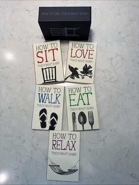 Thich Nhat Hanh "How to Live" Boxed Set of Five Books
